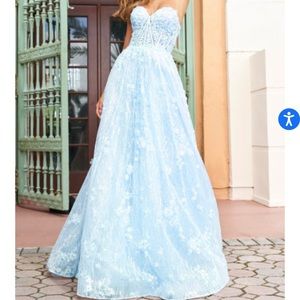 Sherri Hill Dress #54305 Light Blue